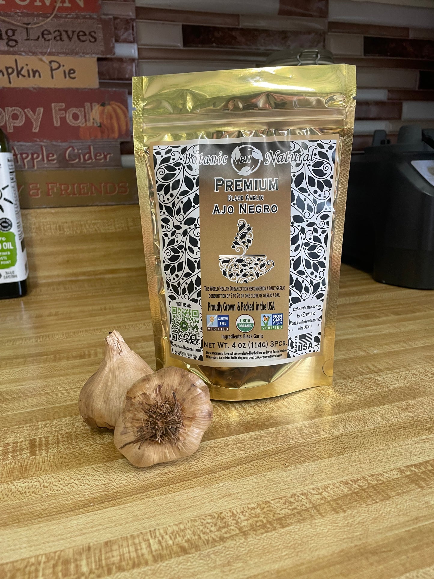 BN SUMMER WELLNESS COCONUT OIL-3PCS BLACK GARLIC- BLACK GARLIC CAPSULE-PALO AZUL-CUACHALALATE