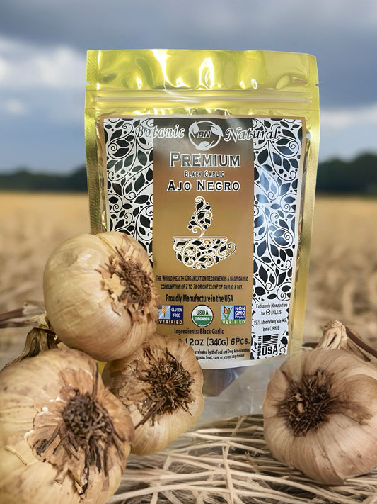 BN BLACK GARLIC 6 Pcs 12oz (340g) - AJO NEGRO  6 Pcs 12oz (340g)