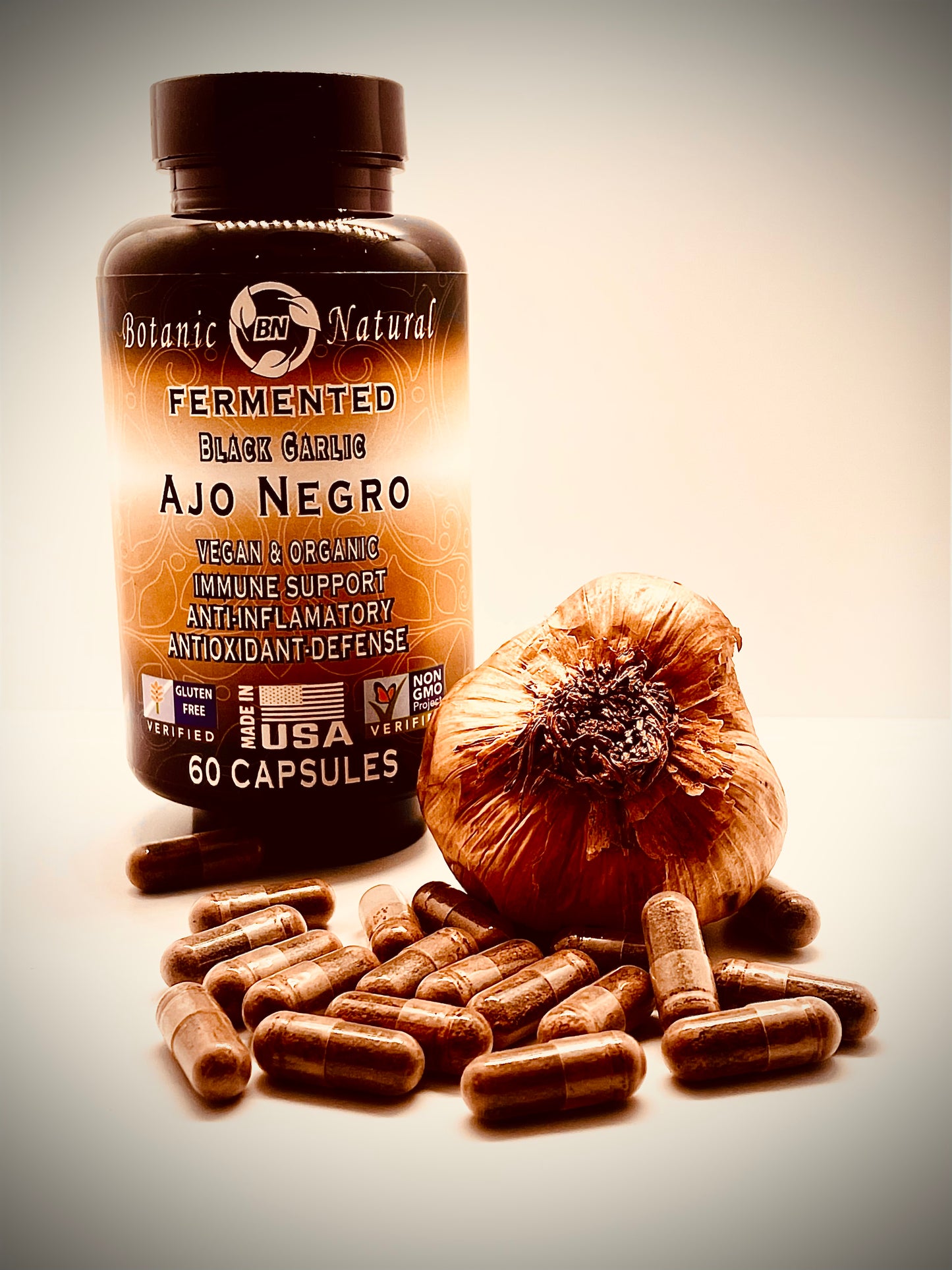 BN Black Garlic 60 Ct Capsules